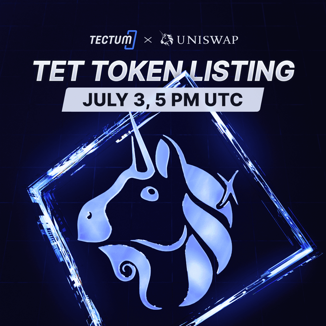 A New Chapter for Tectum: TET Token Arrives on Uniswap