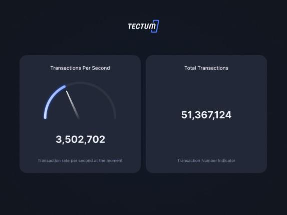 Tectum Sets a New Record for the Fastest Later 1 Blockchain in the TPS Test Final Phase